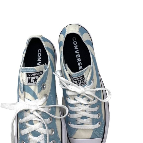 Converse Chuck Lift Platform Shoes Low Casual Women Blue Candy Sneakers A10013C - Picture 8 of 10
